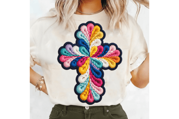 Easter Cross PNG & Christian PNG for T-Shirt Designs