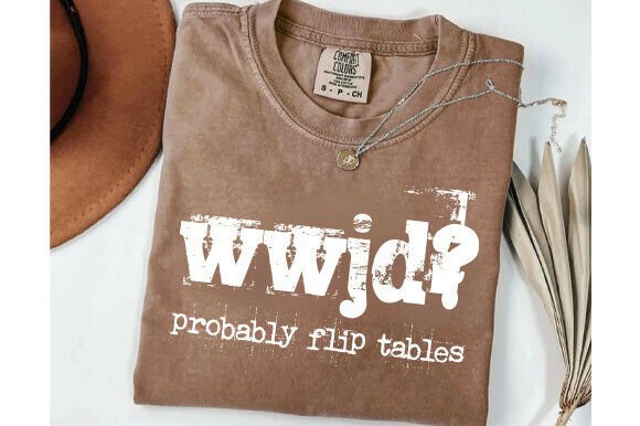 Funny Christian Shirt, WWJD Probably SVG — T-Shirt Designs