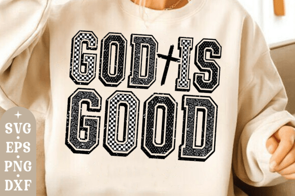 Retro God is Good SVG, Christian SVG