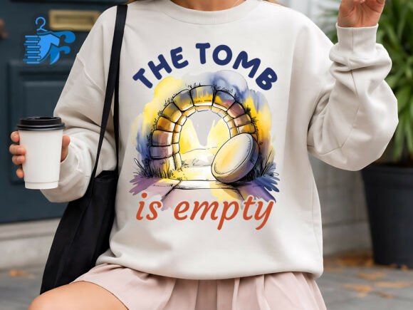 The Tomb is Empty Christian Easter T-Shirt Designs