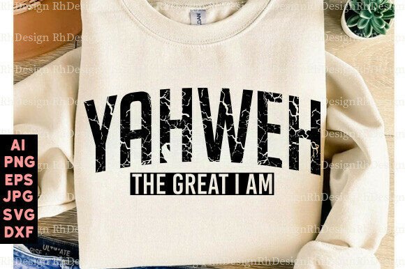 Yahweh Jesus Faith PNG for T-Shirt Designs